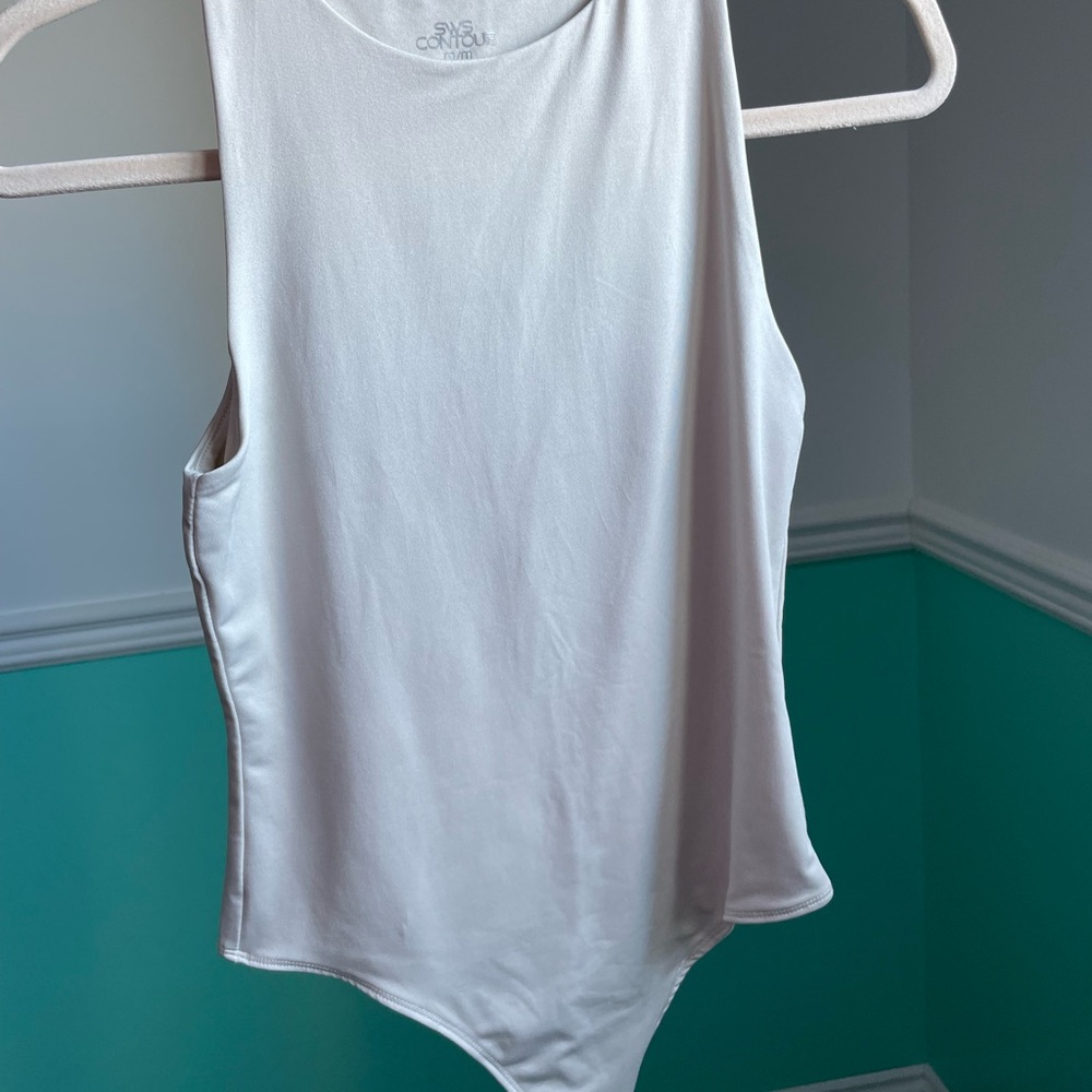 Cream Sleeveless Bodysuit